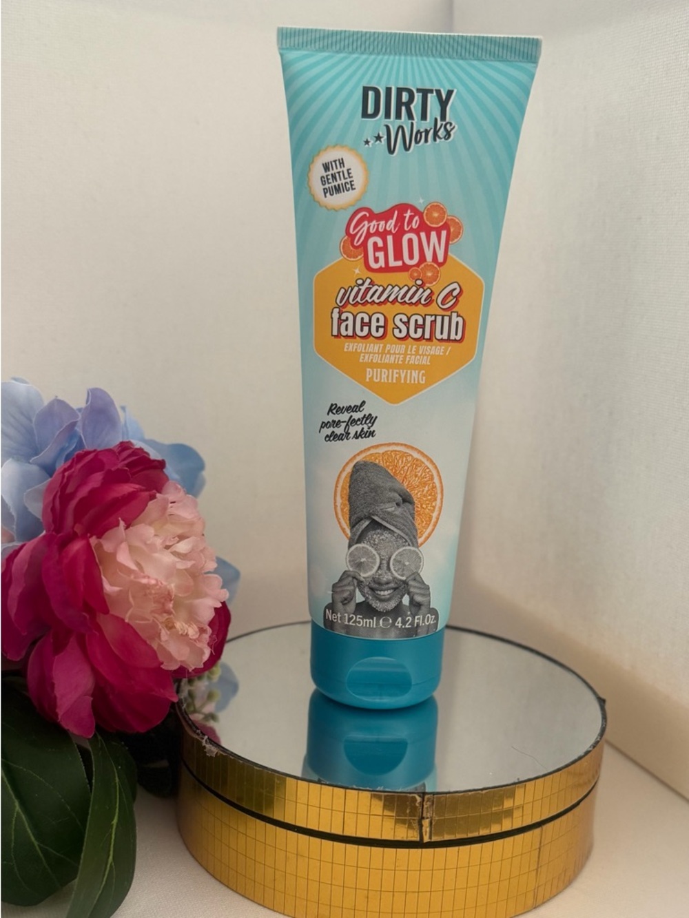 Dirty Works Vitamin C Face Scrub With Pumice “New”